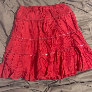 Old navy pink sequin skirt size large 🎀 ✨